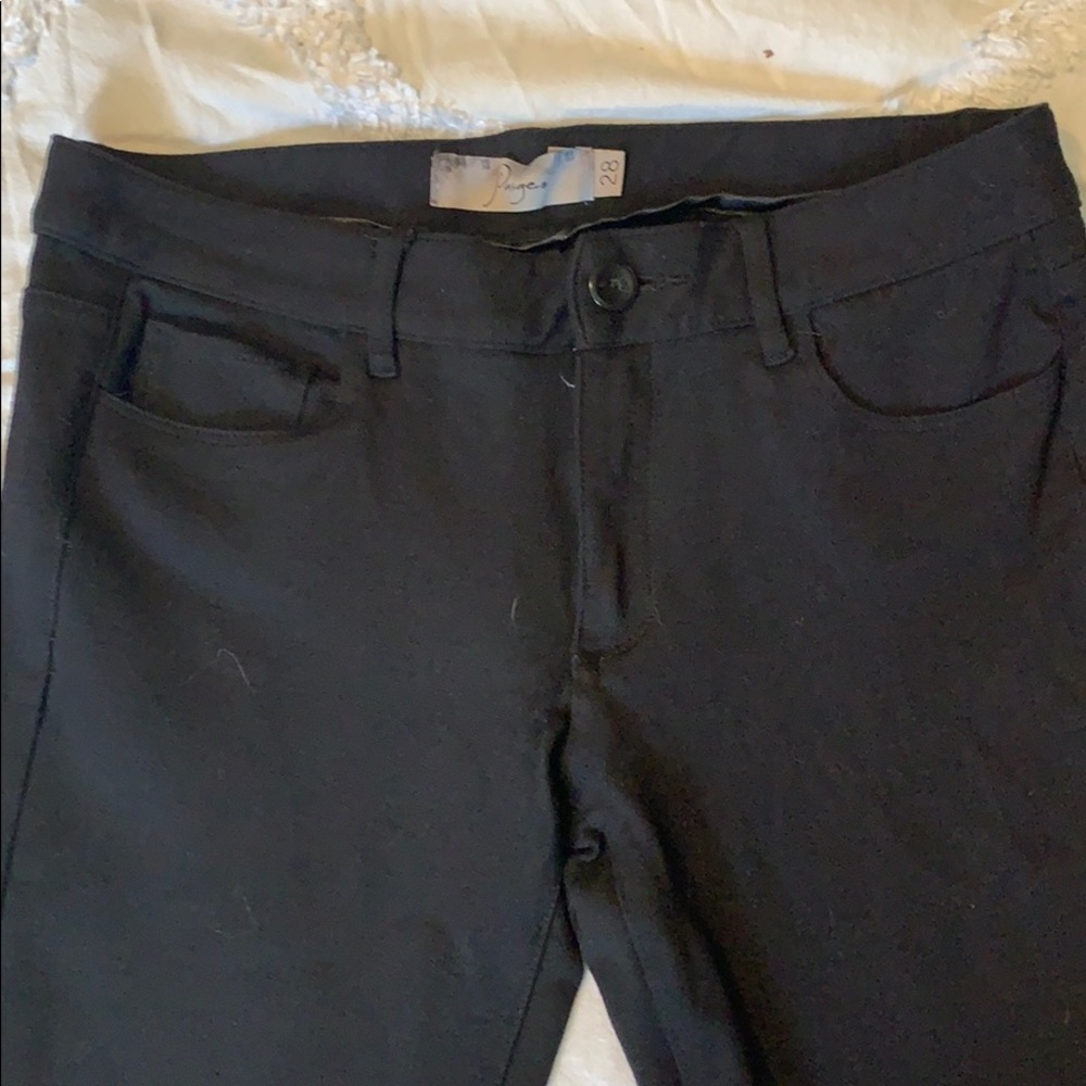 Paige “Peg Super Skinny” black, like leggings